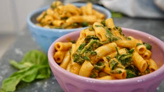 Two bowls with mac and cheese