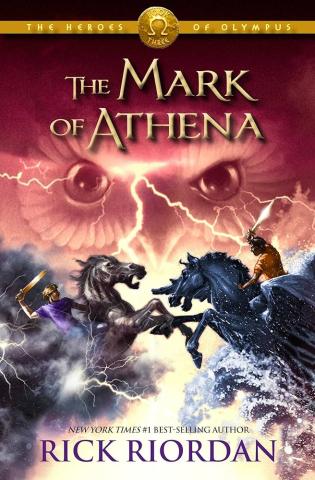 Cover of The Mark of Athena by Rick Riordan.