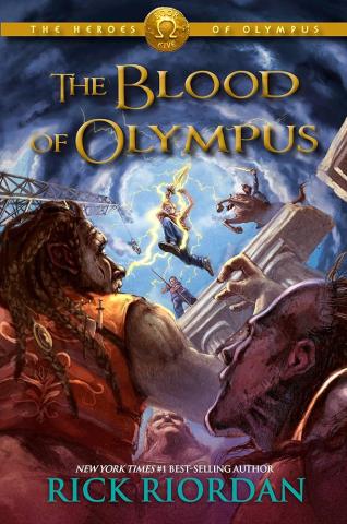 Cover of The Blood of Olympus by Rick Riordan.