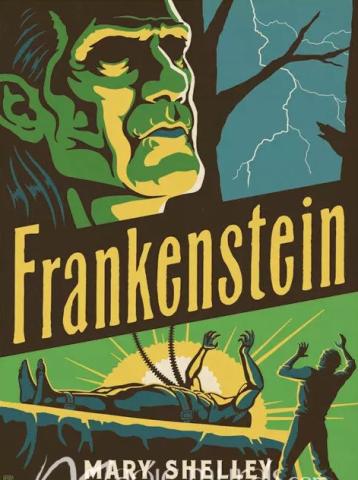 Cover of "Frankenstein" by Mary Shelley