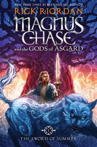 Cover of The Sword of Summer by Rick Riordan.