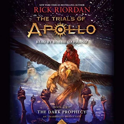 Cover of The Dark Prophecy by Rick Riordan.