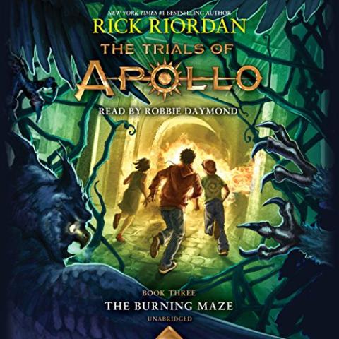 Cover of The Burning Maze by Rick Riordan.