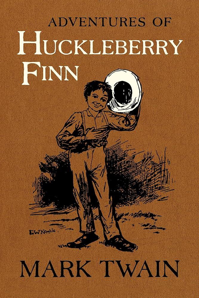 Cover of "The Adventures of Huckleberry Finn" by Mark Twain