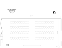 Theater set-up in East Meeting Room